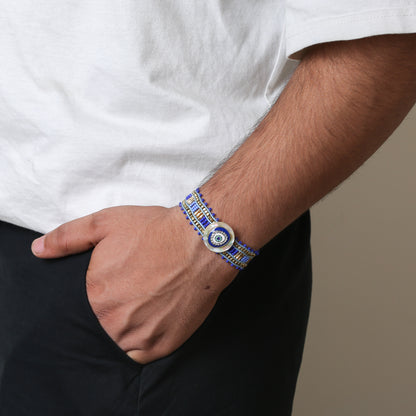 Evil Eye Boho Style Beaded Bracelet