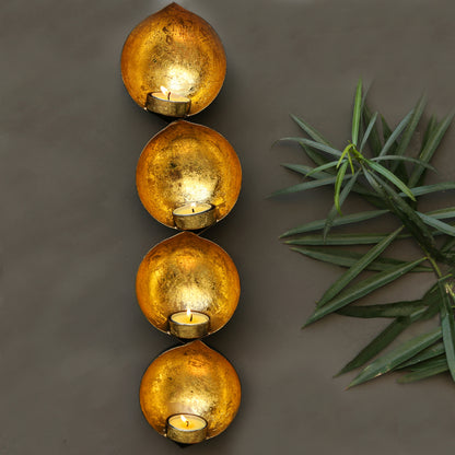 Birva: Handmade Golden Wall Lamp