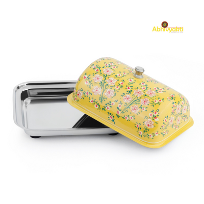 Hand Painted Butter Dish (FREE SHIPPING)