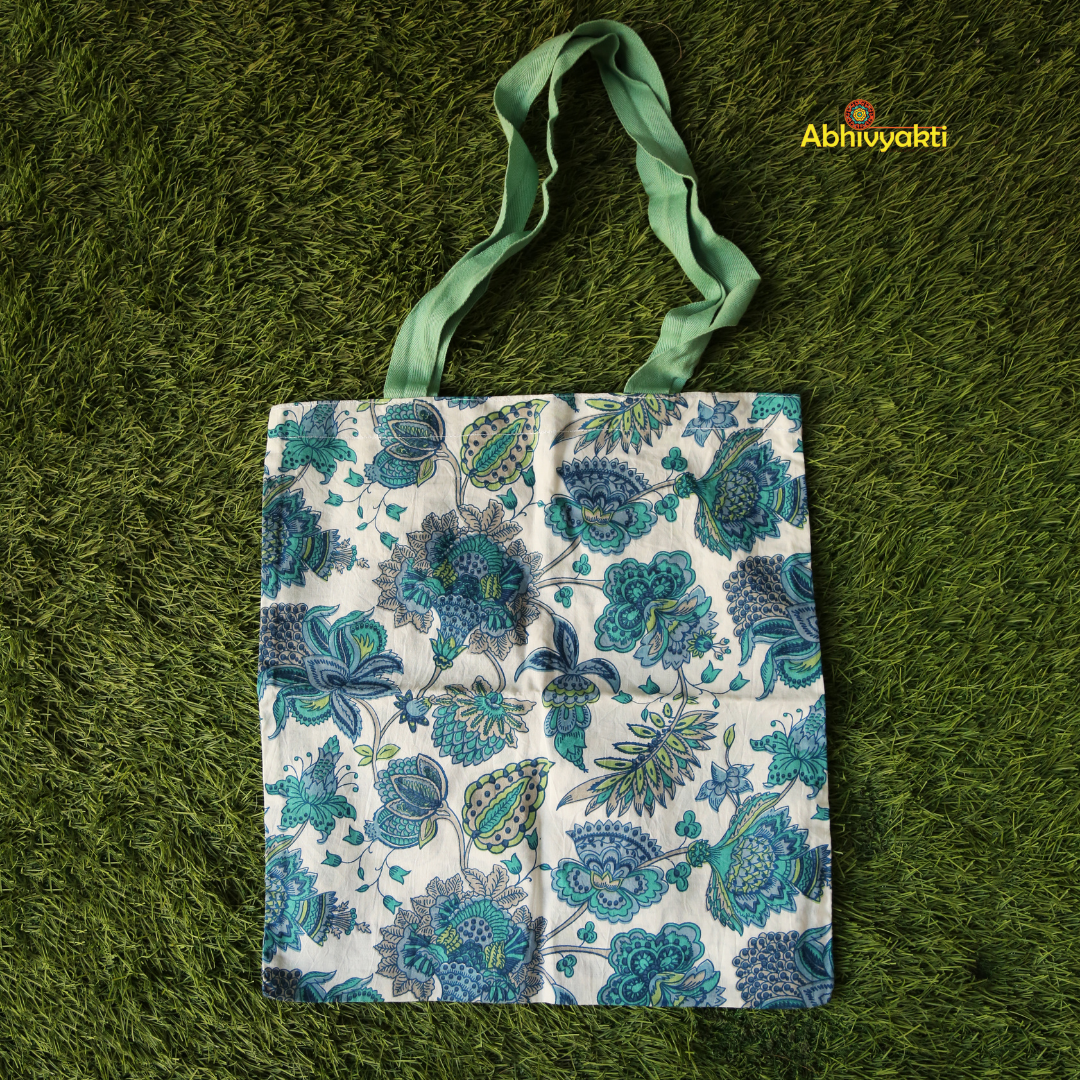 Vibrant Floral Prints Tote Bags