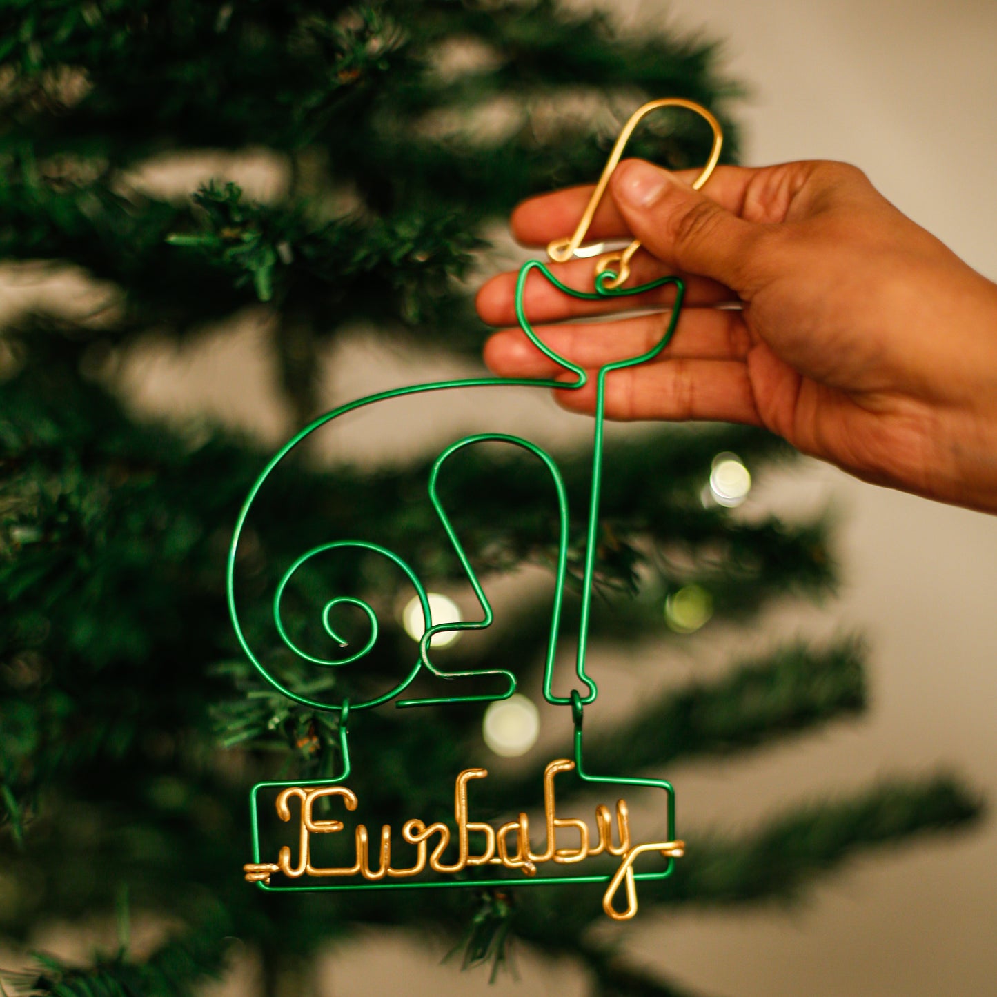 Christmas Tree Wire Ornament-Meow Meow(FREE SHIPPING)