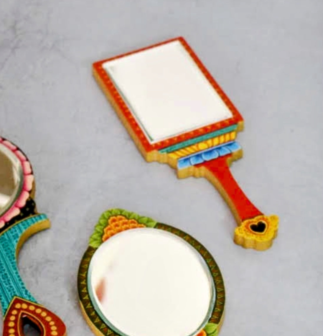 Handpainted  Mirrors - Abhivyaktii - Trove collaboration