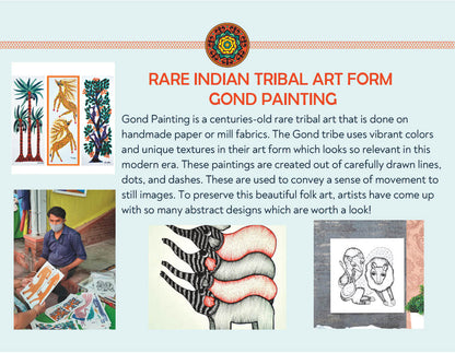 Tale Of Indian Animals With Gond Art (FREE SHIPPING)