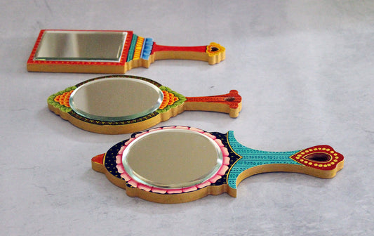 Handpainted  Mirrors - Abhivyaktii - Trove collaboration