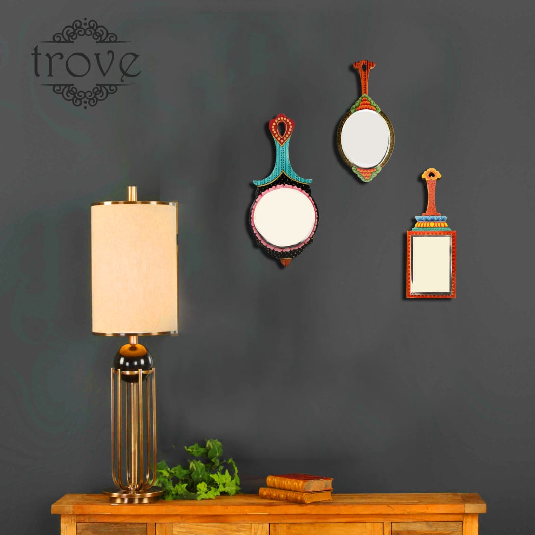 Handpainted  Mirrors - Abhivyaktii - Trove collaboration