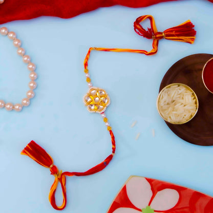 celebrating rakshabandhan with Stone Rakhi India 