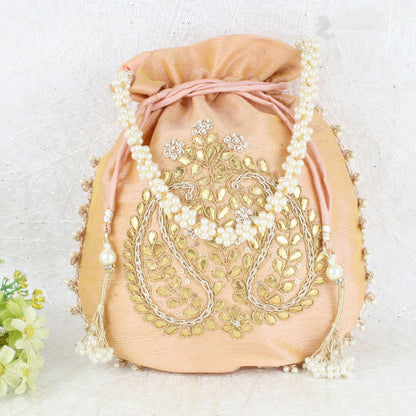 Baby Peach Potli Bag