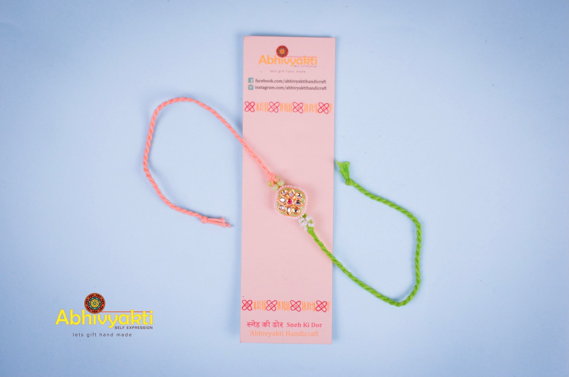 celebrating rakshabandhan with Stone Rakhi India 