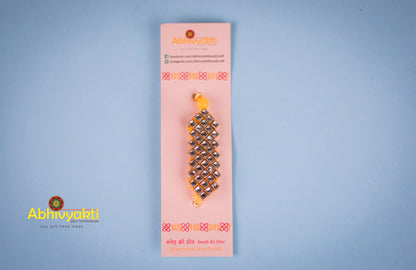 Kundan Stone with Yellow thread- send to USA (FREE SHIPPING)