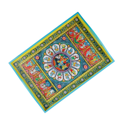 Krishna Raas Leela Big Wooden Tray(FREE SHIPPING)