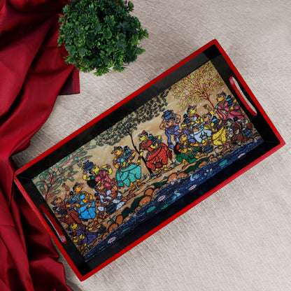 Panghat Pe - Decorative Serving tray(Free Shipping)