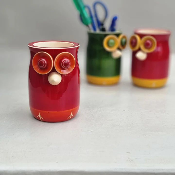 Wooden Owl Organizer