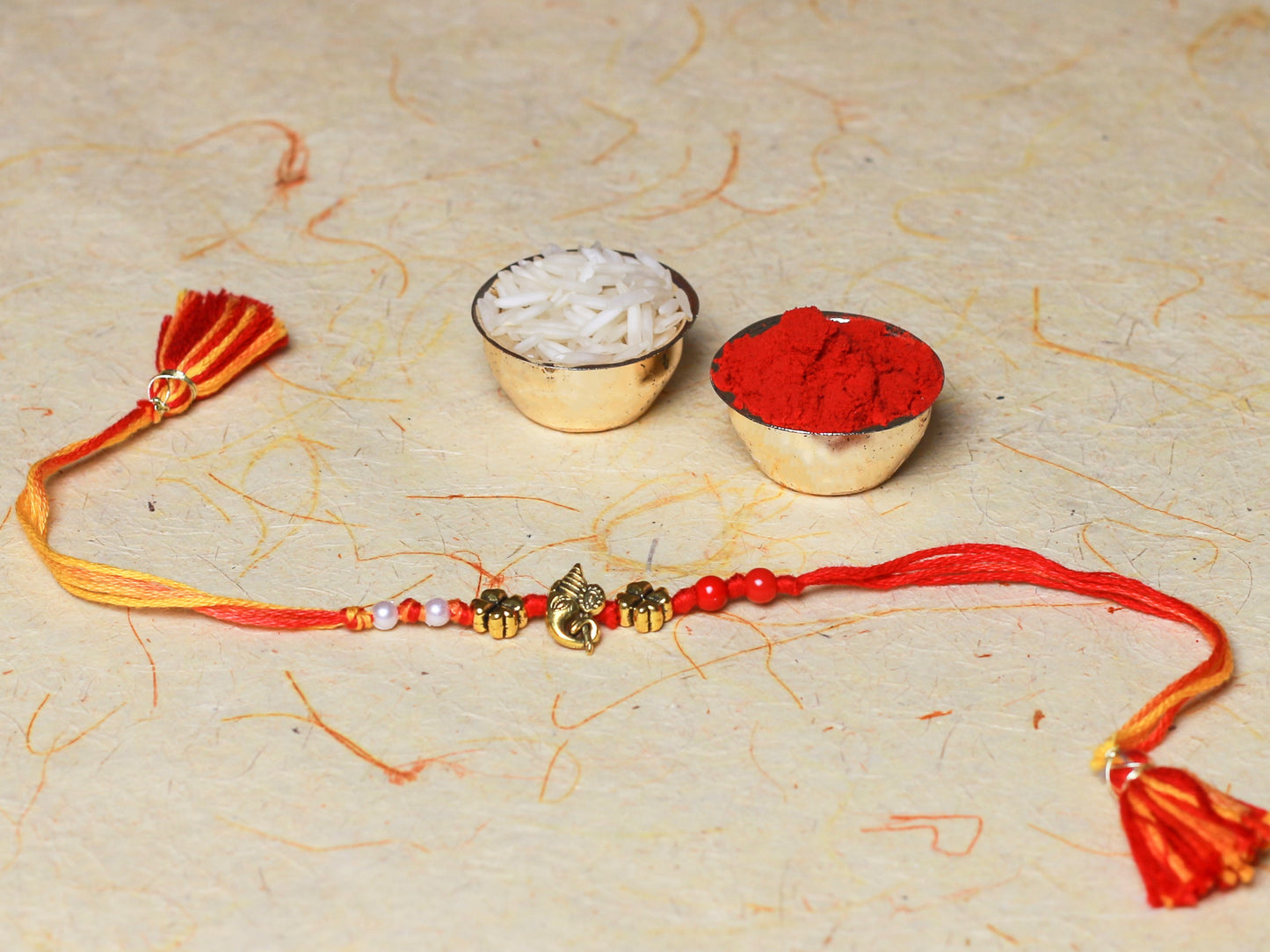 FANCY GANPATI MOLI RAKHI -send to India ( Free shipping)